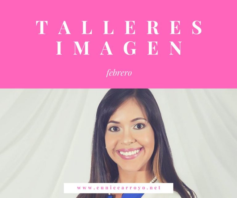 Flyer de los Talleres de Imagen en Puerto Rico con Eunice Arroyo