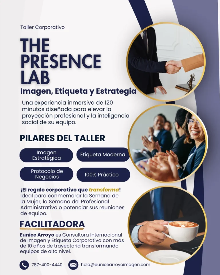 taller de imagen profesional en pr - the presence lab